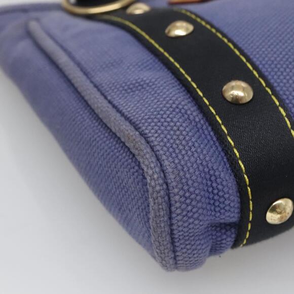 LOUIS VUITTON Antigua Cabas PM Tote Bag Canvas Blue Black M40090 - Picture 11 of 16